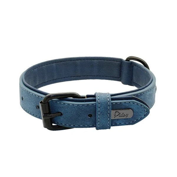 Adjustable Leather Pet Collar
