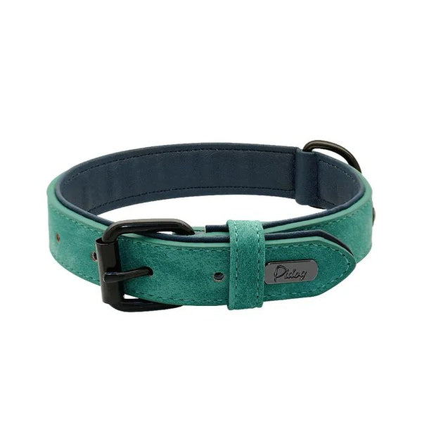 Adjustable Leather Pet Collar