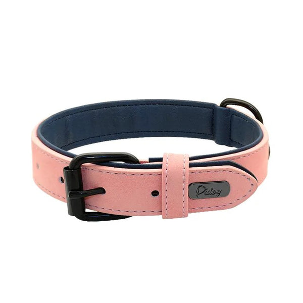 Adjustable Leather Pet Collar