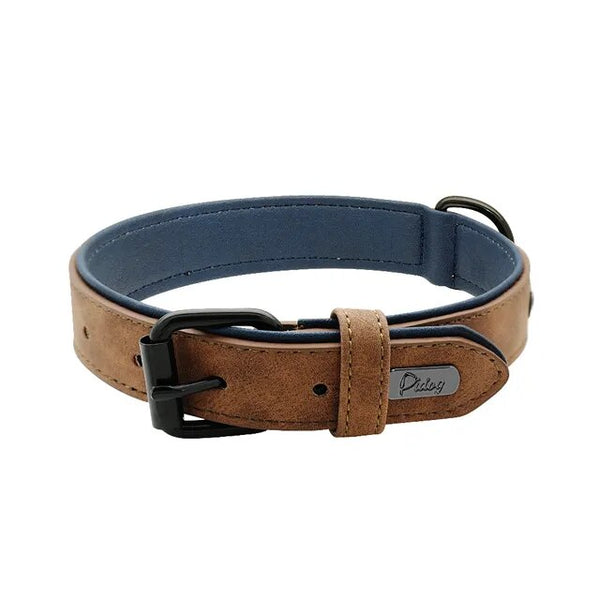 Adjustable Leather Pet Collar