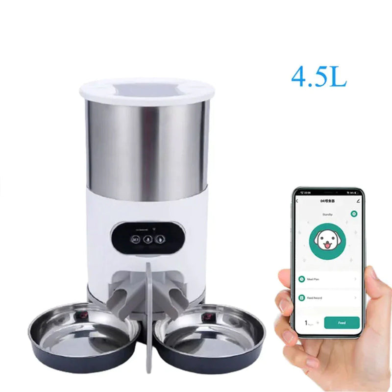 Stainless Steel Smart Food Bowl and Food Dispenser